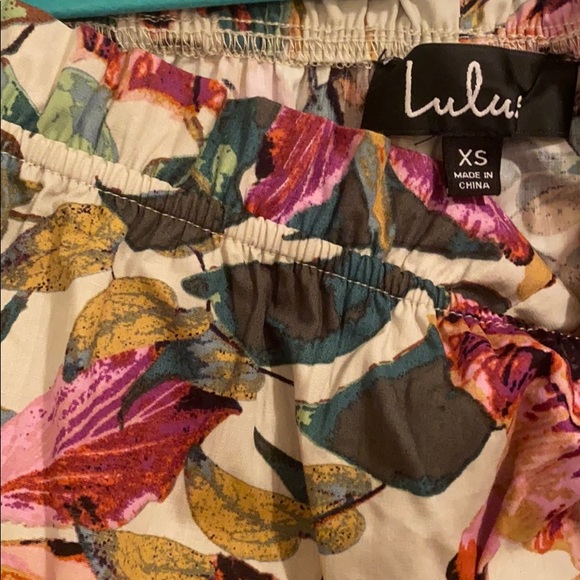 NWT | LULU’S Floral Off Shoulder Midi Dress | XS - Picture 11 of 11